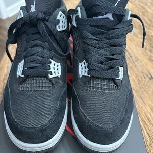 Air Jordan 4 Retro SE BLK/Lt Steel Grey + White